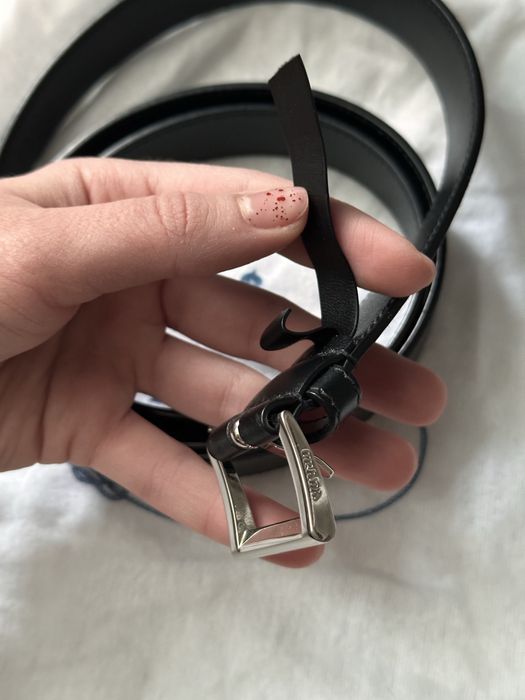 Ремінь PRADA  шкіряний