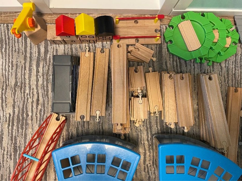 Kolejka drewniana ikea lidl