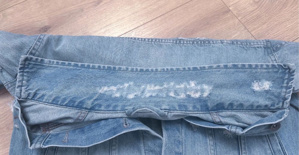 Kurtka jeansowa DKNY donna karan dzinsowa damska