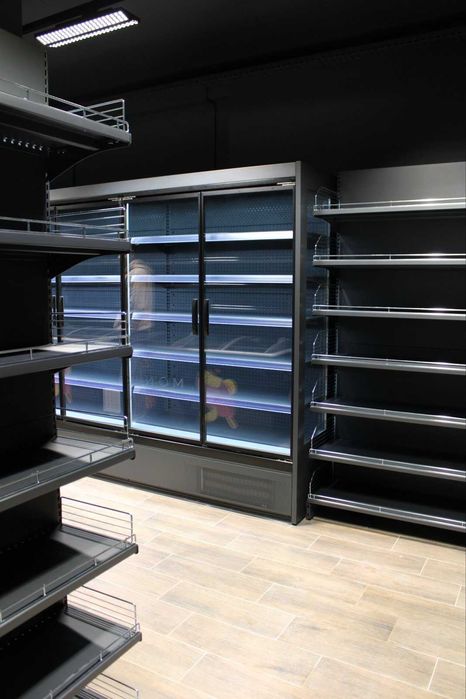 Ларі/бонети морозильні, вітрини холод, стелажі, каси, гачки, ПОС