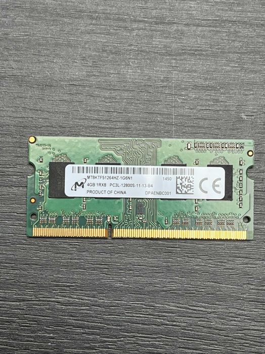 8GB (2x4GB) DDR3L SODIMM 1600MHz 1Rx8 PC3L-12800S-11-13-B4