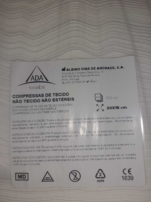 Fraldas e resguardos e outros produtos para jovens 3ª idade