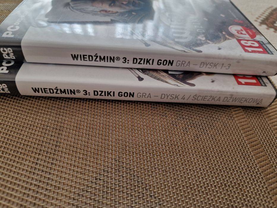 Gry PC DVD-ROM Wiedźmin Dziki lll Gon 1-3  I 4