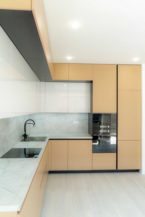 Кухня на замовлення, меблі на замовлення, Кухня Капучіно, під ключ