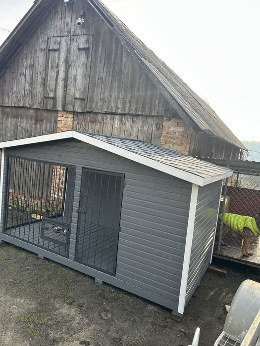 Вольєр для собаки величезний волєр волʼєр буда собаці собакам