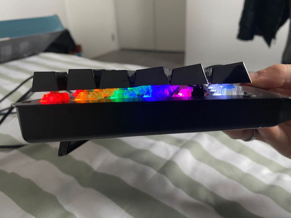 Teclado Philips Gamer Mecânico Luminoso Usb Spk8413