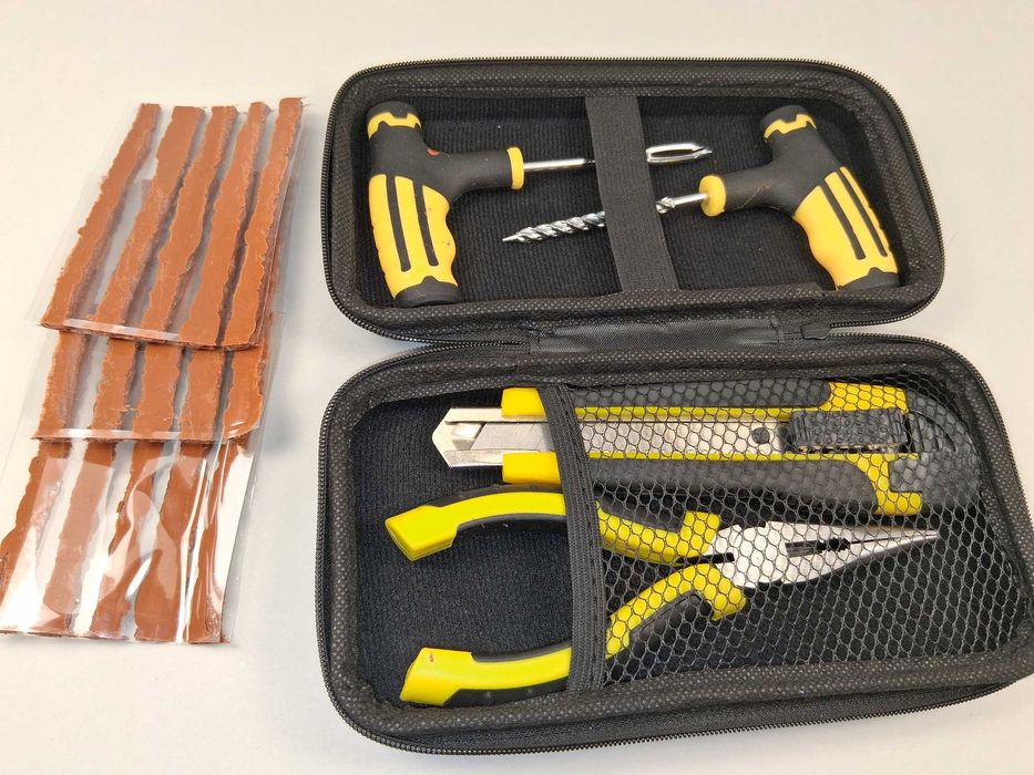 O030 Zestaw Naprawczy Opon Bezdętkowych Sznury Kołki Awaryjny Rower