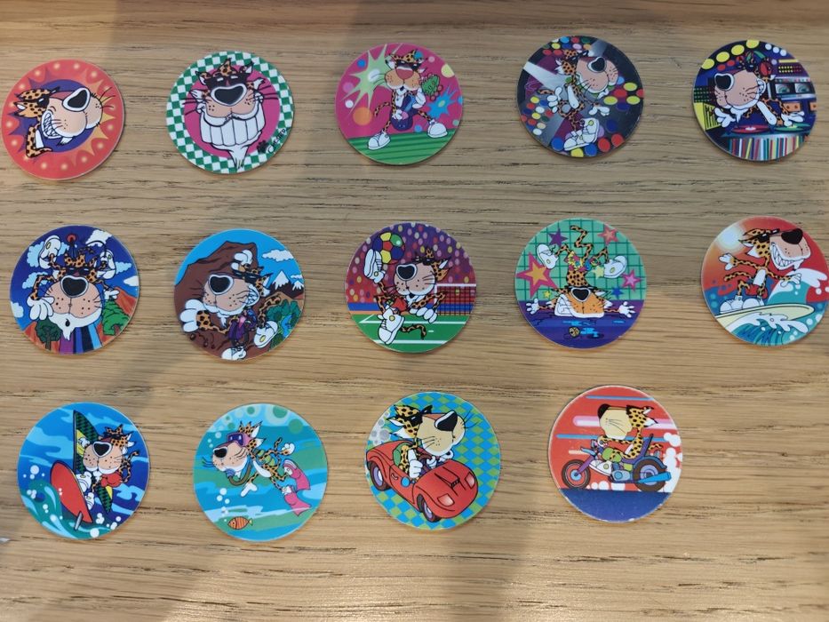 Lote 14 Chester Tazos Matutano Cheetos (Anos 90) - Impecáveis