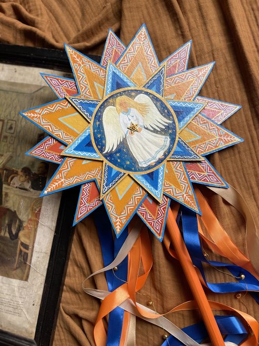 Вертепна зірка під замовлення , різдвяна зірка ручна робота