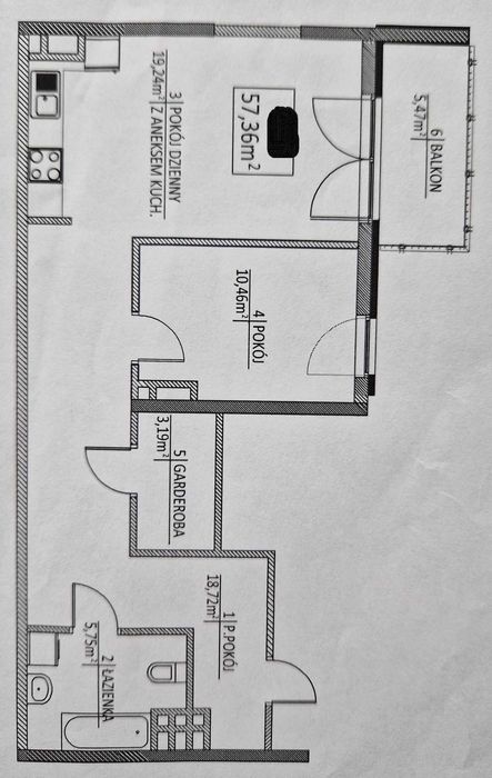 Komfortowe mieszkanie 57m² na osiedlu Zielona Italia - Ul. Obywatelska  - Włochy