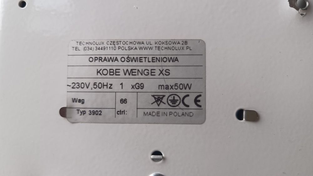 Lampa sufitowa typu plafon_ 2szt.