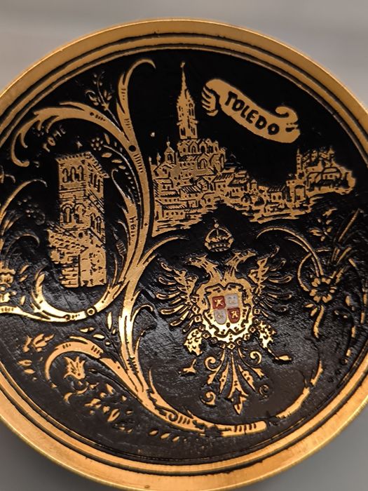 Mini Prato Deco Damasquino de Toledo (Espanha)
Uma pequena joia de art