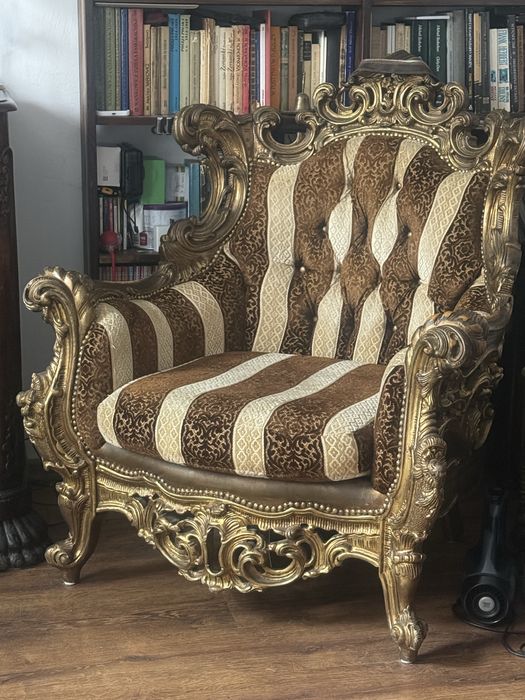 Fotel w stylu barokowym