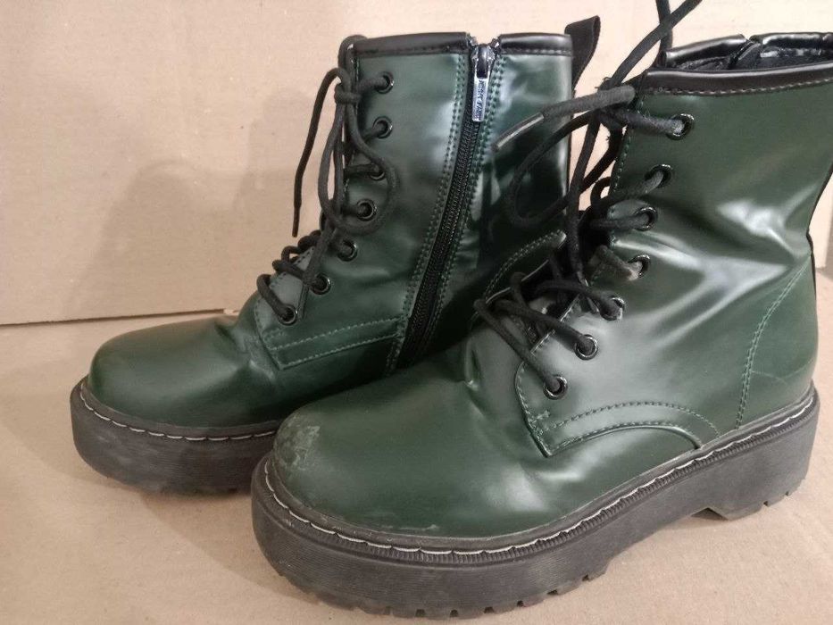 Ботинки женские кожаные Jenny Fairy 38р. зеленые