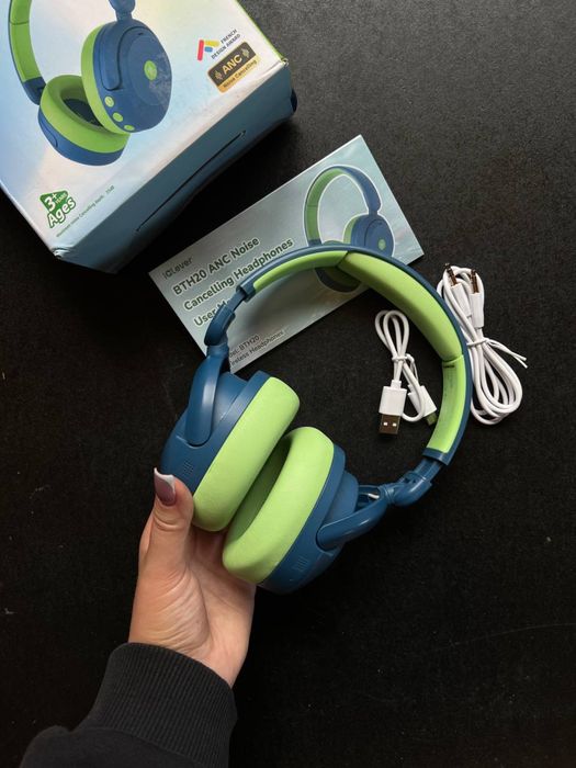 Навушники iClever BTH20 ANC - ідеально для навчання та подорожей