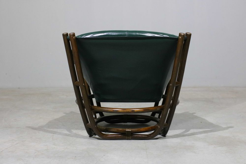 Par de poltronas nórdicas em bambu | Design nórdico