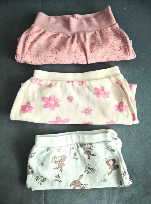 3x półśpiochy Disney - 56-62 rozmiar