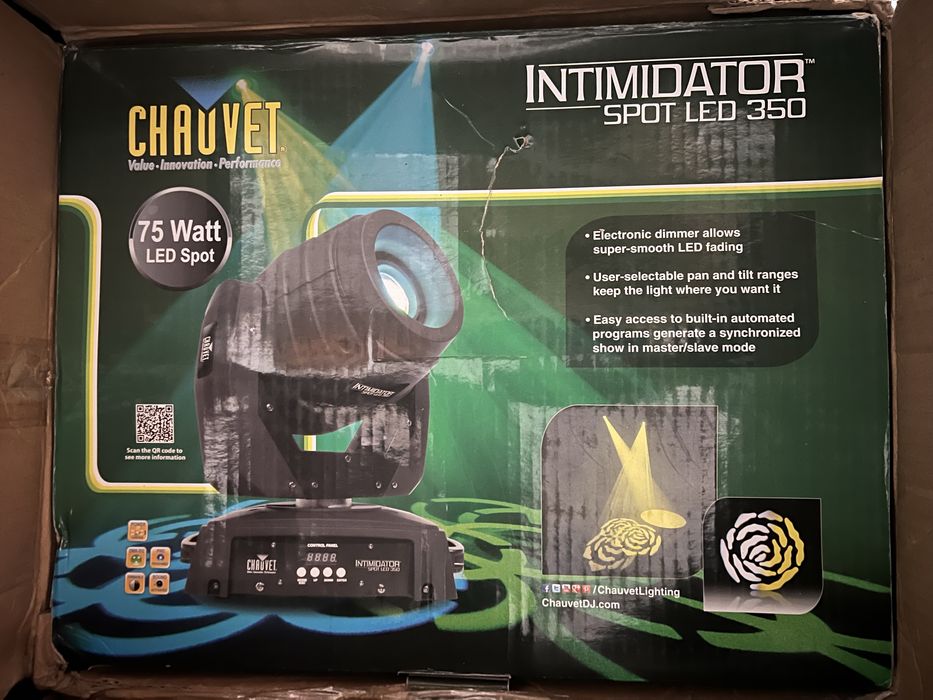 Spot Led intimidator 350 75 watts led chauvet