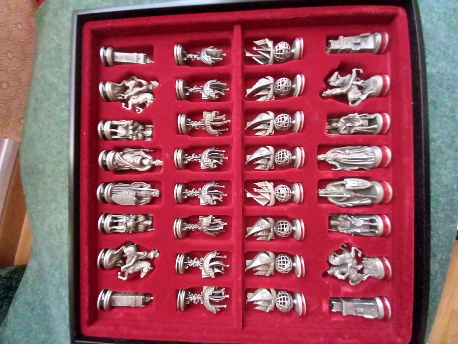 Tabuleiro de xadrez, coleções philae.para celebrar os descobrimentos