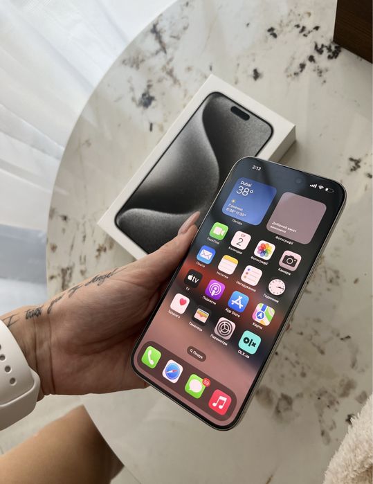 iPhone 15 Pro Max 256GB Titanium White 92%