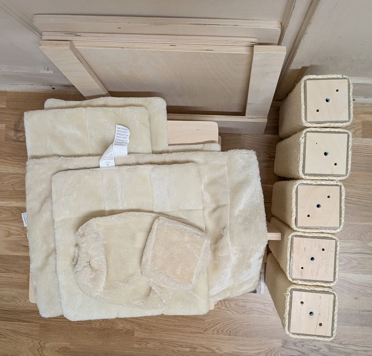 Natural Paradise Drapak Sufitowy dla Kota Orchid Vanda Krem do275cm ZW