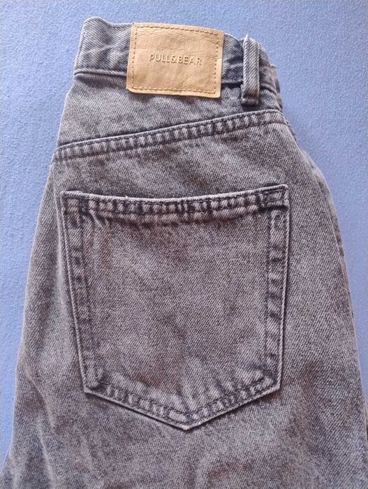 Spodenki jeansowe czarne Pull&Bear 34
