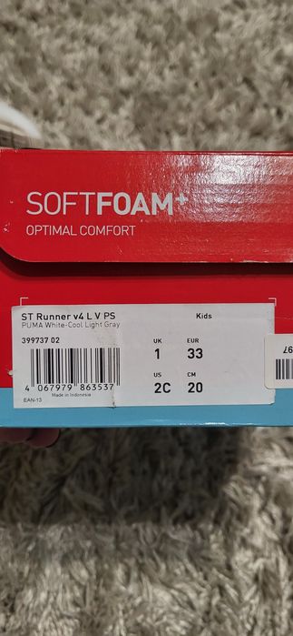 Дитячі кросівки PUMA ST RUNNER V4 L V PS