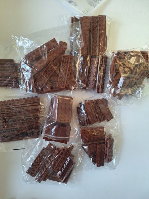 Набір деталей аналог лего пластин