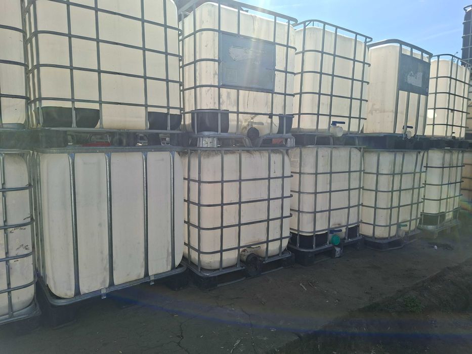 Zbiornik 1000l po naturalnym wapnie mauser mauser ibc