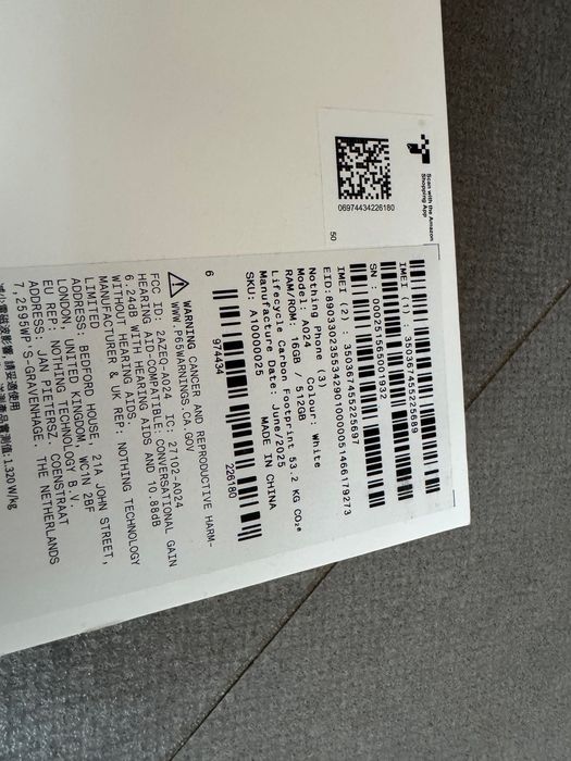 Nowy Nothing Phone 3 16/512GB White Biały GW24m