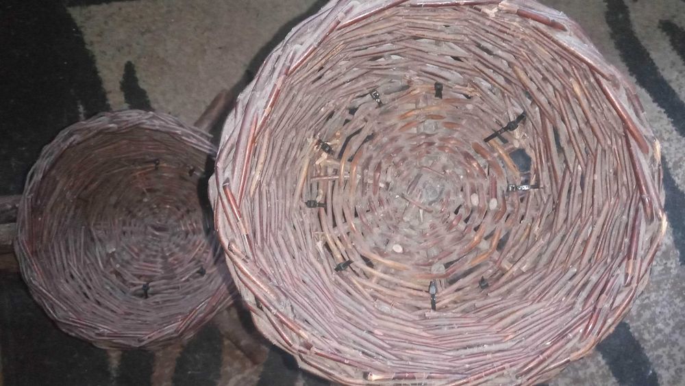 Rower wiklinowy kwietnik doniczka