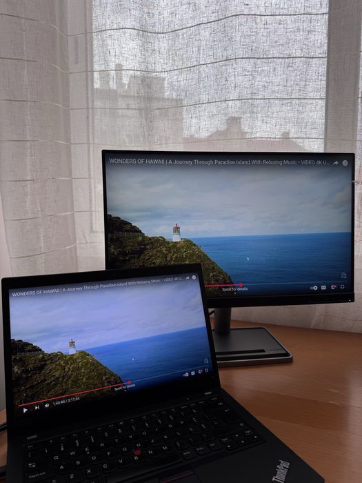 Monitor Lenovo L24i-30 — Como Novo