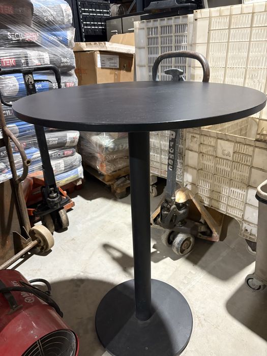 Mesa Redonda em MDF e Ferro D80cm, A 1,04mt