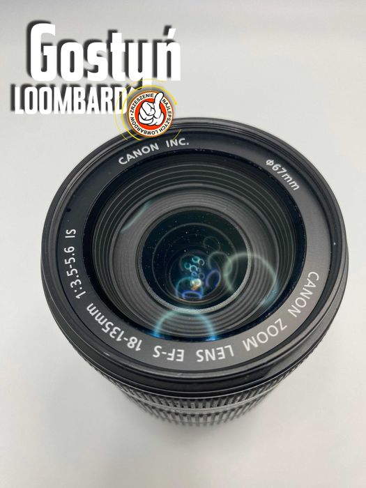 od Loombard Gostyń Obiektyw CANON EF-S 18-135MM F/3.5-5.6 IS