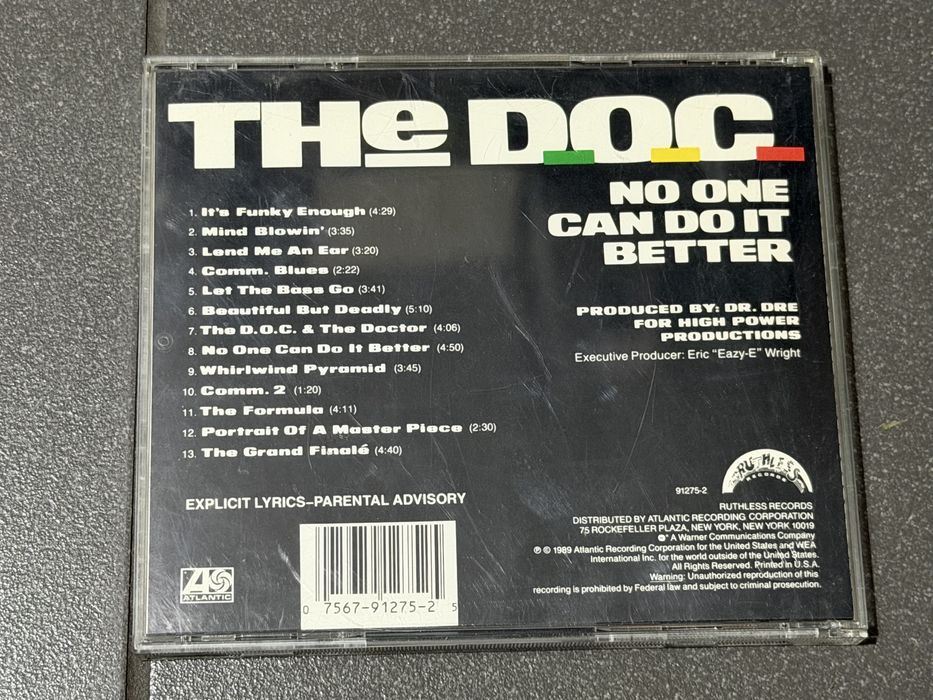 The DOC - No one can do it better CD DR dre west coast