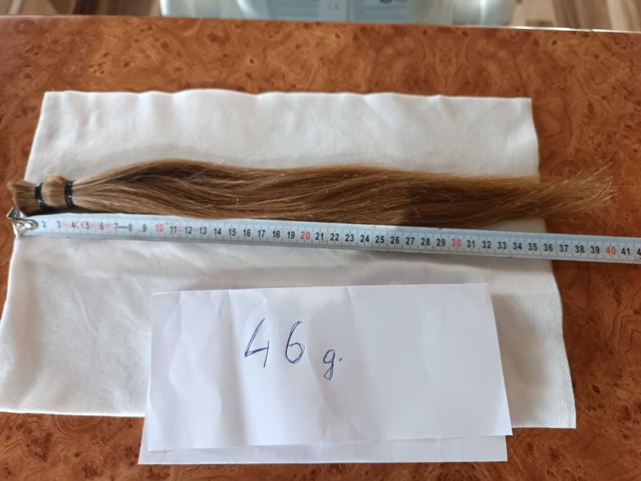 Włosy dziewicze 46g, 40 cm