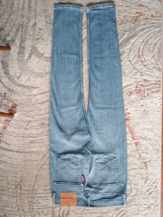 Fajne skiny jeansy LEVIS 512  LO-BALL W 34  pas 86 cm