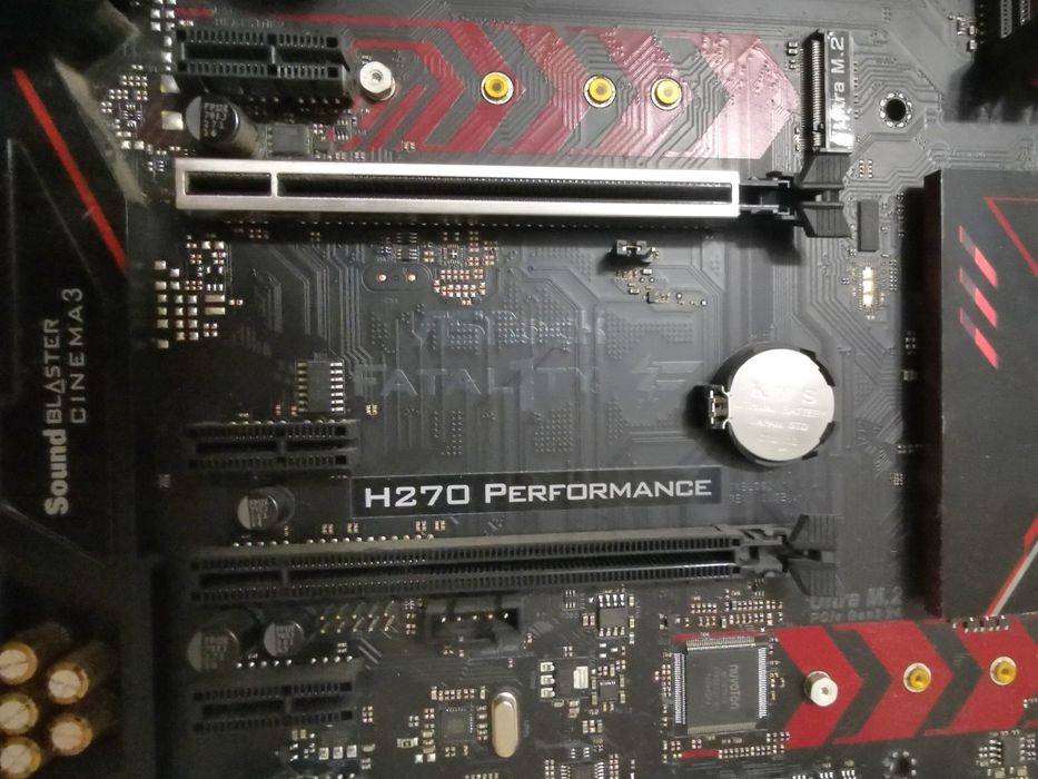 Материнська плата Asrog  h270 + i5-7400 + кулер .intel  7700k