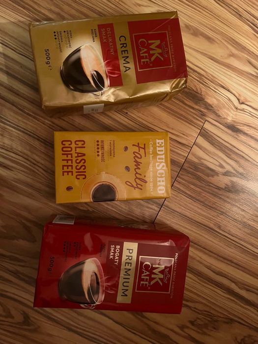 3x kawa mielona.