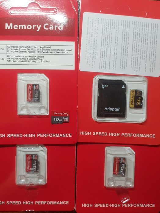 Карты памяти 512gb(реальная ёмкость 7-8gb)