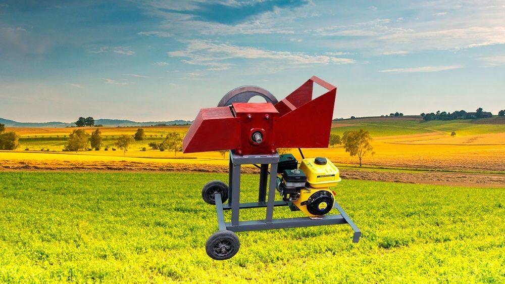 Измельчитель веток, Режущий блок  Одновальный до 50мм, Дровокол Шкив