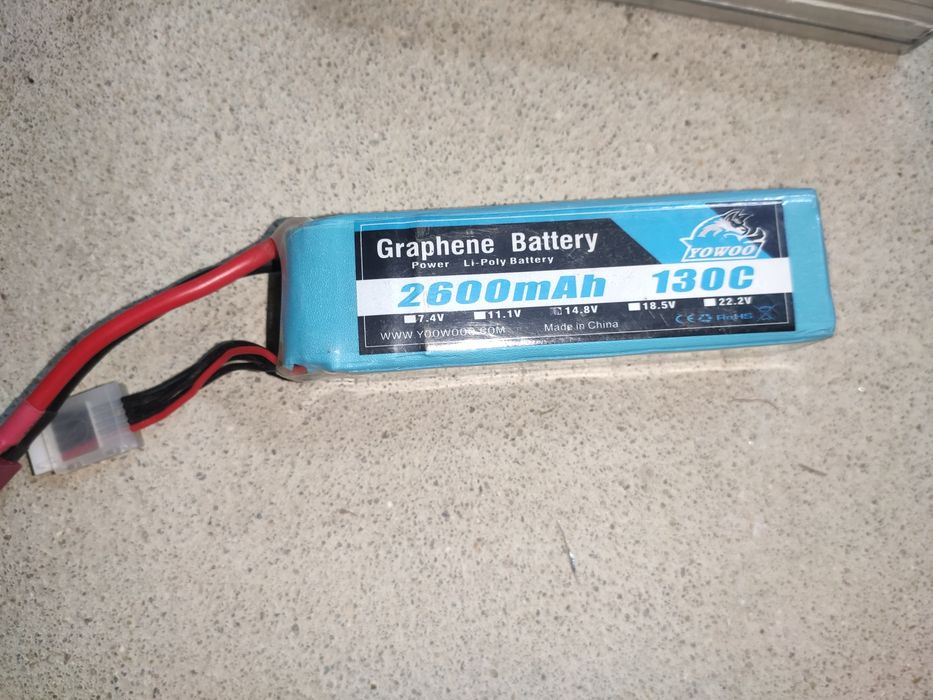 Obserwuj
YOWOO bateria LiPo 14,8 V 2600 mAh 130 C 4S