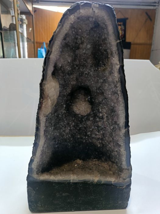 Naturalny kamień Ametyst geoda Wielki okaz