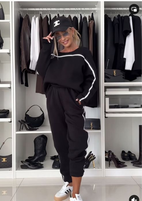 Komplet ocieplany z lampasami