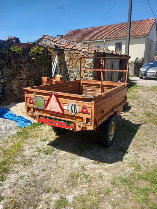 Motocultivador matriculado valpadana 14cv com reboque e alfaias