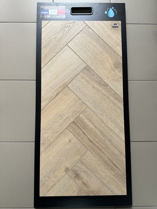 Ламінат ялинкою "Alsafloor" 12мм/33клас 4V Франція 1460грн/м2