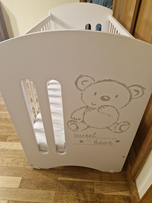 Berço Micuna + Colchão Pikolin + Armação de Dossel