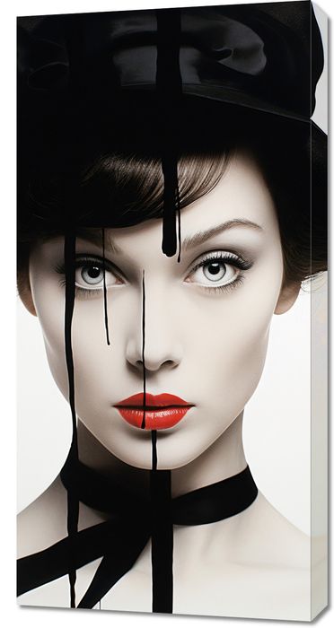 Obraz 50x100cm Atramentowa Aura