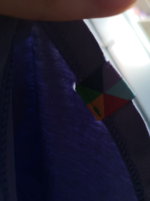 Barwinkowa fioletowa sukienka Mybasic z długim rekawem rozmiar 110-116