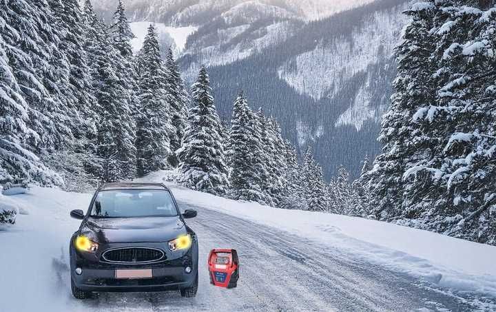 5w1 JUMP STARTER Powerbank kompresor pompka 20000mAh 12V booster auto